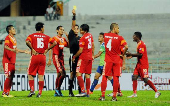 PKNS FC, vs Johor FC, Yellow Card, Malaysia, Malaysian Super League