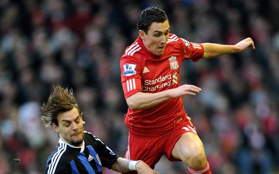 EPL: Jonathan Woodgate - Stewart Downing, Liverpool v Stoke City