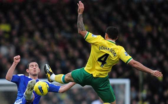 EPL,Bradley Johnson,Frank Lampard,Norwich City v Chelsea