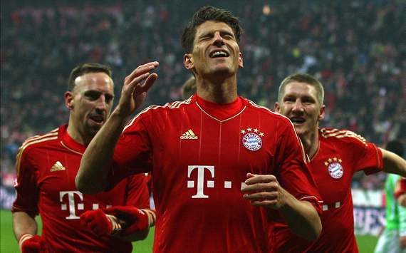 FC Bayern München - VfL Wolfsburg, Mario Gomez