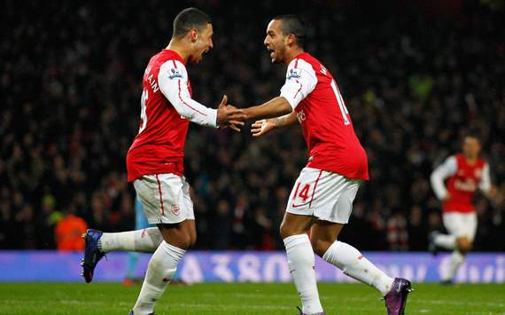 FA Cup: Theo Walcott - Alex Oxlade-Chamberlain, Arsenal v Aston Villa