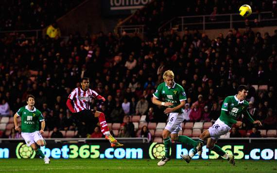 EPL: Frazier Campbell, Sunderland v Norwich City