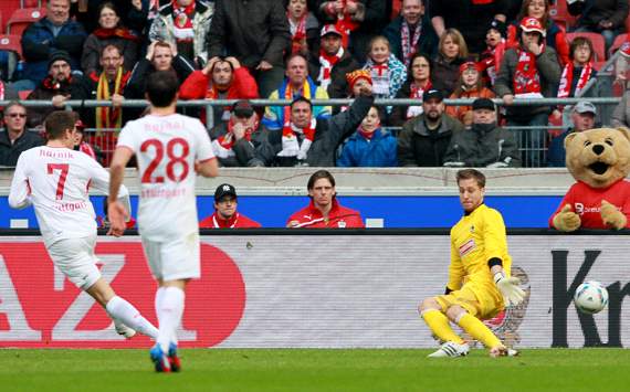 VfB Stuttgart - SC Freiburg: Martin Harnik, Tamas Hajnal & Oliver Baumann