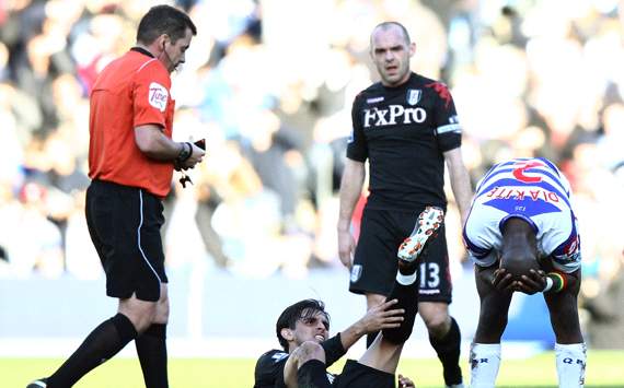 EPL: Samba Diakite - Bryan Ruiz, QPR v Fulham