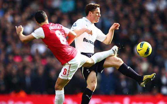 EPL: Scott Parker - Mikel Arteta, Arsenal v Tottenham