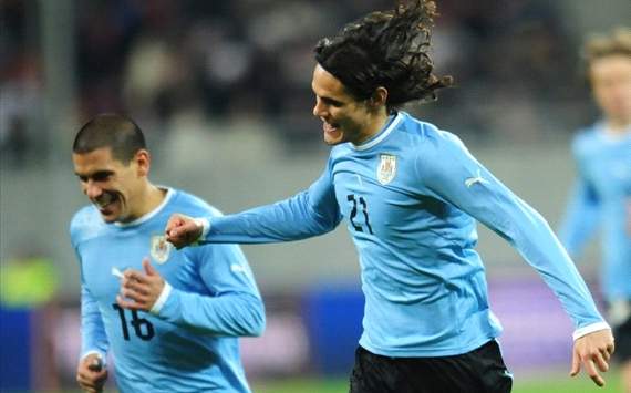 Edinson Cavani - Rumania vs Uruguay