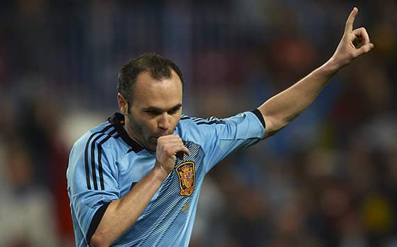 International Friendly: Spain-Venezuela: Andres Iniesta