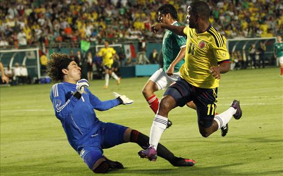 Guillermo Ochoa, Mexico; Dorlan Pabon, Colombia