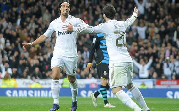 Liga BBVA: Real Madrid-Espanyol: Sami Khedira; Gonzalo Higuain