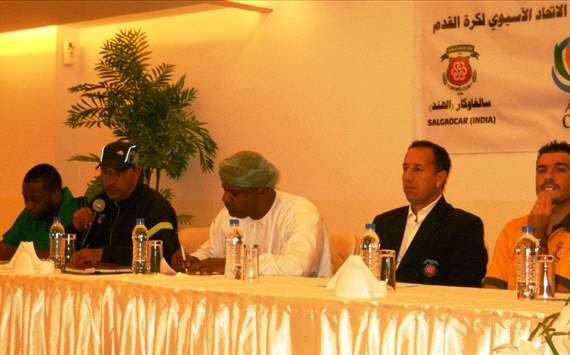 Al Arouba vs Salgaocar SC press conference, AFC Cup