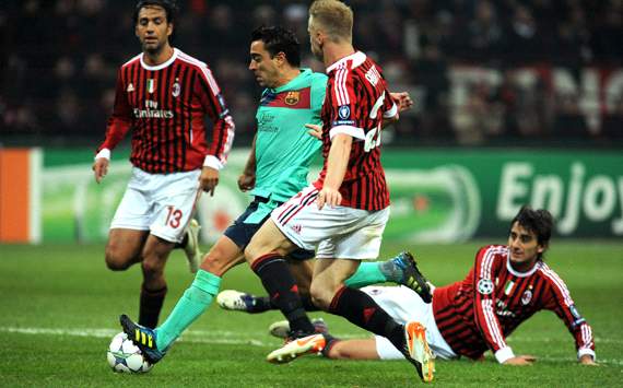Xavi - Milan-Barcelona