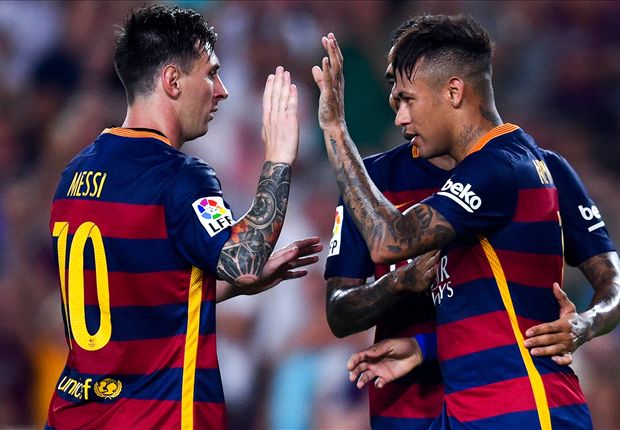 "Agen Bola - Messi dan Neymar Menangkan Barcelona"