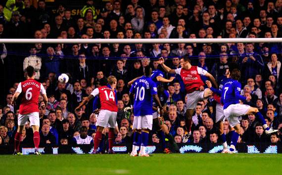EPL : Thomas Vermaelen, Everton v Arsenal