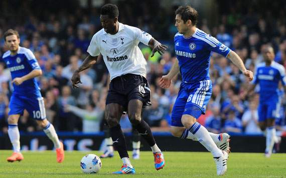 EPL - Chelsea vs Tottenham, Emmanuel Adebayor & Frank Lampard
