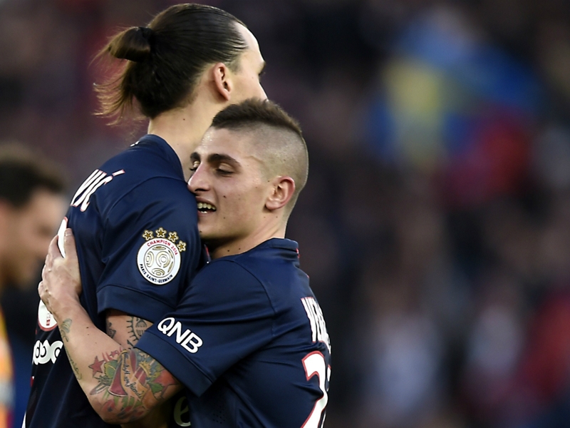 Verratti: We all want extraordinary Ibrahimovic to stay at PSG