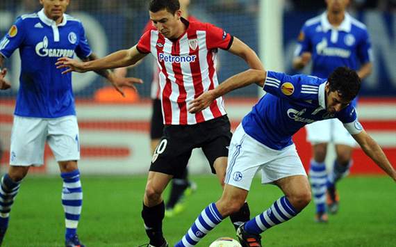 FC Schalke 04 v Athletic Bilbao - UEFA Europa League, Oscar de Marcos; Raul Gonzalez