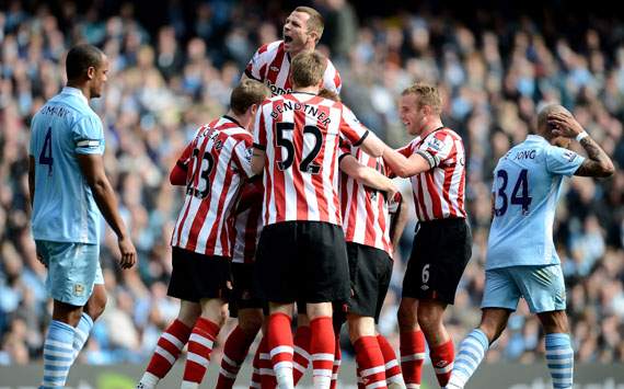 EPL - Manchester City vs Sunderland, Sebastian Larsson
