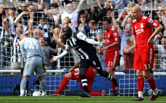 EPL: Papiss Cisse, Newcastle United v Liverpool