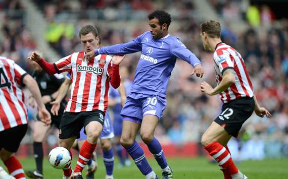 EPL: Sandro- Craig Gardner - Matthew Kilgallon, Sunderland v Tottenham