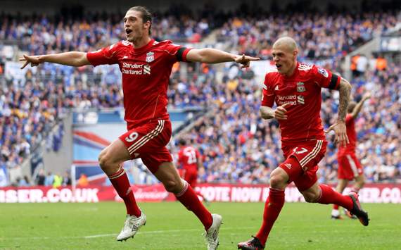 FA Cup - Liverpool vs Everton, Andy Carroll & Martin Skrtel