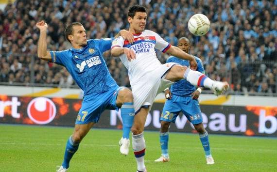 Coupe de la Ligue : Dejan Lovren vs Benoit Cheyrou (Olympique Lyonnais vs Olympique de Marseille)