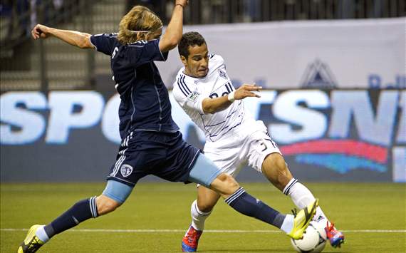 Camilo Sanvezzo, Vancouver Whitecaps; Chance Myers, Sporting Kansas City; MLS