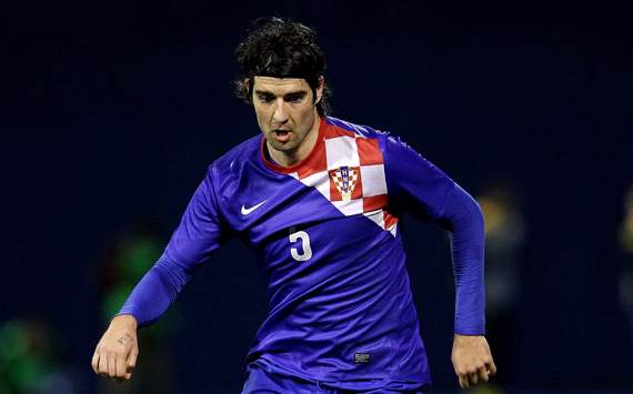 Vedran Corluka of Croatia