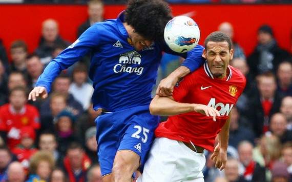 EPL : Rio Ferdinand vs Marouane Fellaini (Manchester United vs Everton)