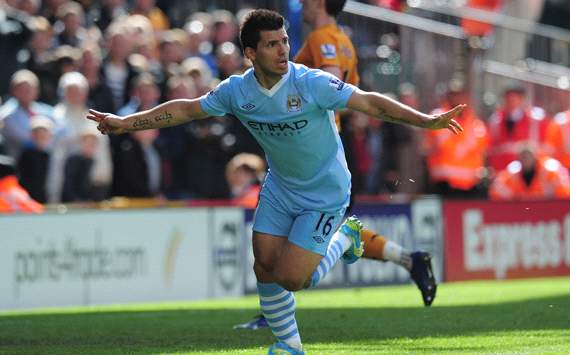 EPL: Sergio Aguero, Wolverhampton v Manchester City