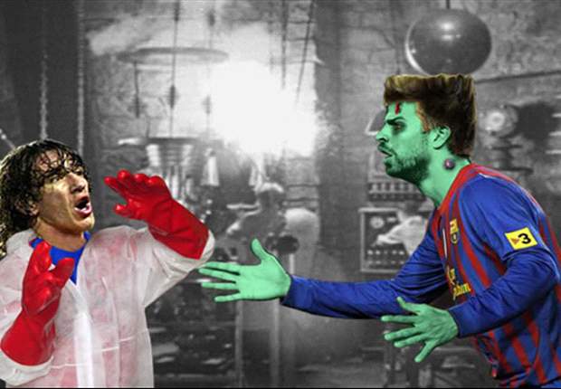 Carles Puyol, Gerard Piqué y los ajustes del Barcelona en defensa ¡Titula el fotomontaje!