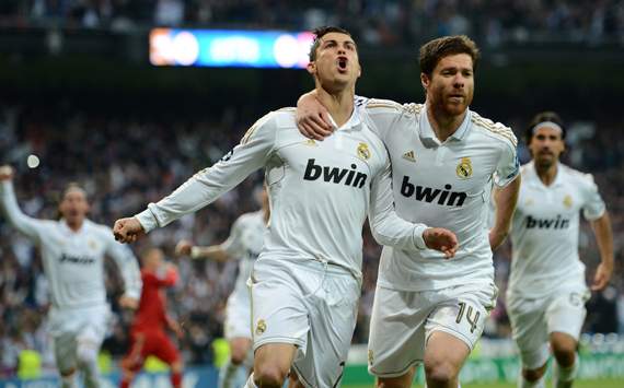 UEFA Champions League Semi Final, Cristiano Ronaldo; Xabi Alonso, Real Madrid CF v Bayern Muenchen