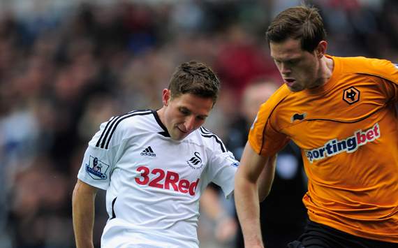 EPL - Swansea City v Wolverhampton Wanderers, Joe Allen