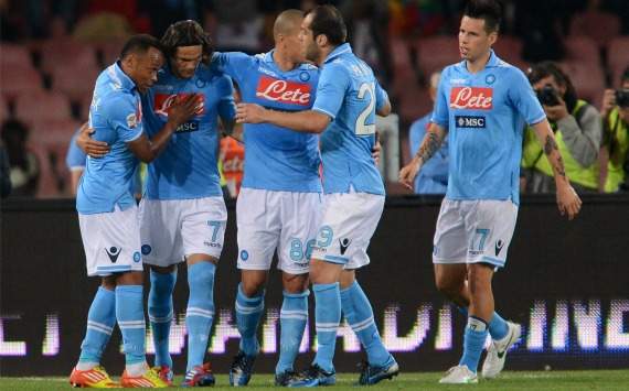 Napoli celebrating (Serie A, Getty Images)
