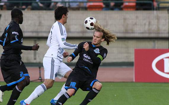 Omar Salgado; Paul Hamilton - FC Edmonton vs. Vancouver Whitecaps