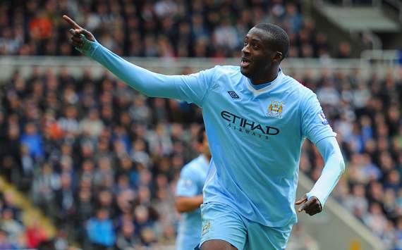 EPL- Newcastle United v Manchester City, Yaya Toure