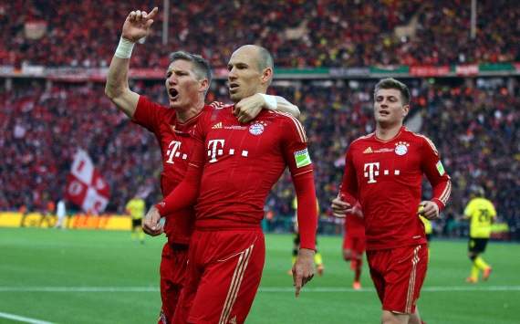 Germany, Cup, Borussia Dortmund vs. FC Bayern Munich, Arjen Robben, Bastian Schweinsteiger, Toni Kroos