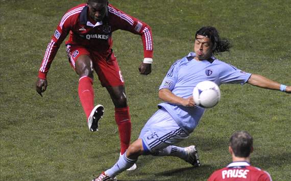 Jalil Anibaba, Chicago Fire; Roger Espinoza, Sporting Kansas City; MLS