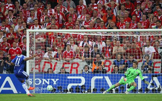 Didier Drogba Chelsea v Bayern CL 2012 final