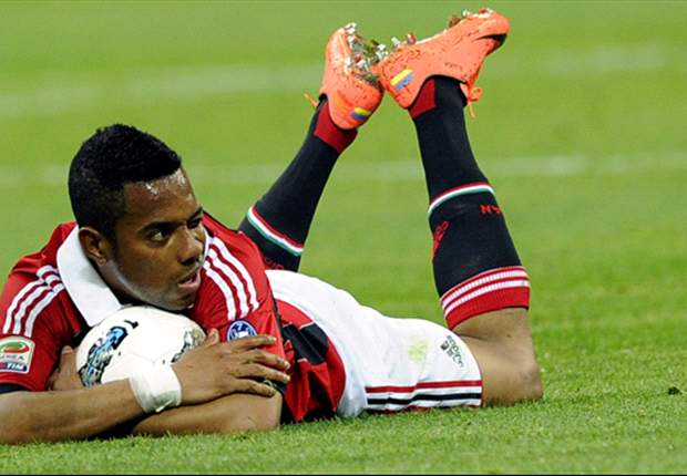 ITA, Milan - Robinho attend Kakà