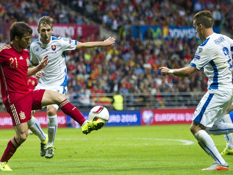 Spain 2-0 Slovakia: Silva shines as La Roja gain revenge