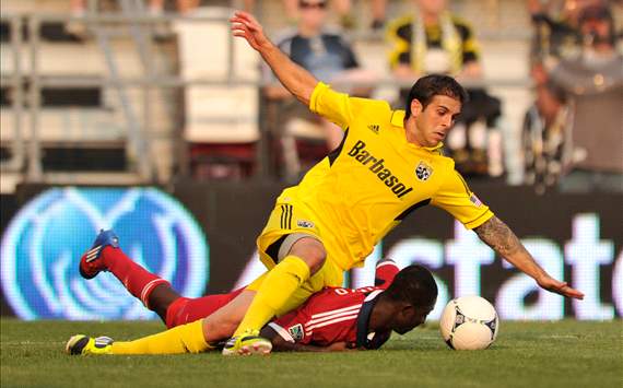 Carlos Mendes, Columbus Crew; Patrick Nyarko, Chicago Fire; MLS