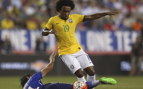 Willian USA Brazil Friendly 08092015