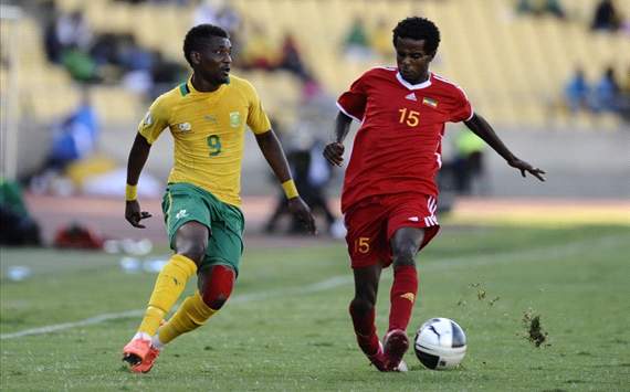 Katlego Mphela during South Africa - Ethiopia
