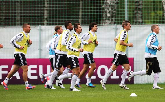 Das DFB-Team beim Training, EM 2012