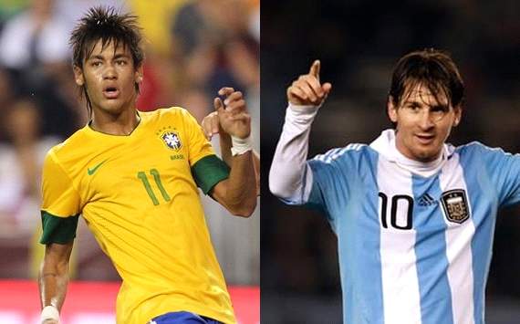 Neymar, Lionel Messi - Brazil x Argentina Mix
