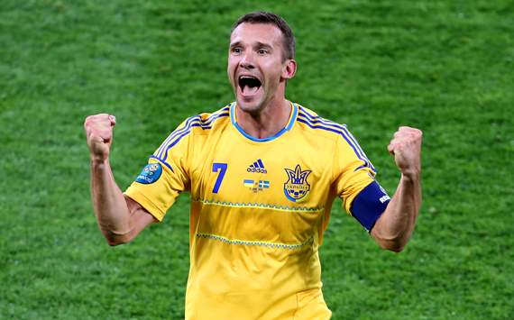 UEFA EURO- Ukraine v Sweden, Andriy Shevchenko