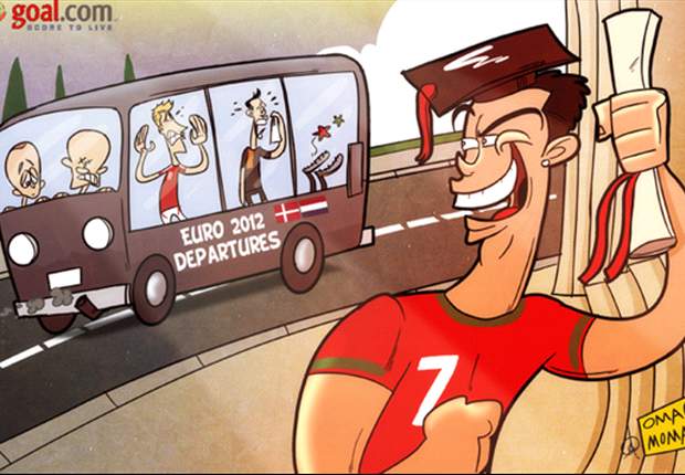 Cartoon - Ronaldo a réussi l'examen