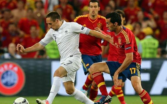 Euro 2012 : Franck Ribéry vs Alvaro Arbeloa (Spain vs France)