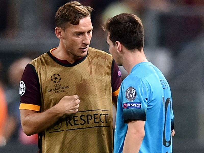 VIDÉO - L'émouvant message de Messi à Totti : "Je t'ai toujours admiré"