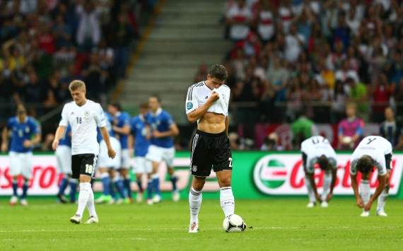 EURO 2012, Italy vs. Germany, Mario Gomez